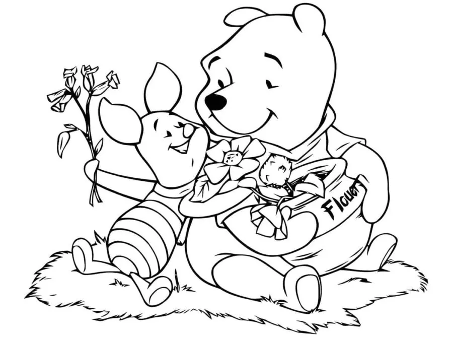 Dibujos para colorear e imprimir Winnie The Pooh