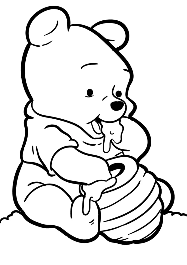 Dibujos para colorear e imprimir Winnie The Pooh