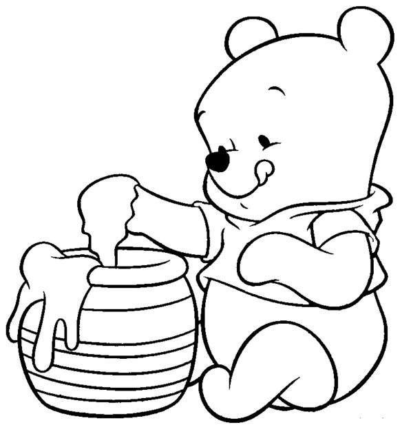 Dibujos para colorear e imprimir Winnie The Pooh