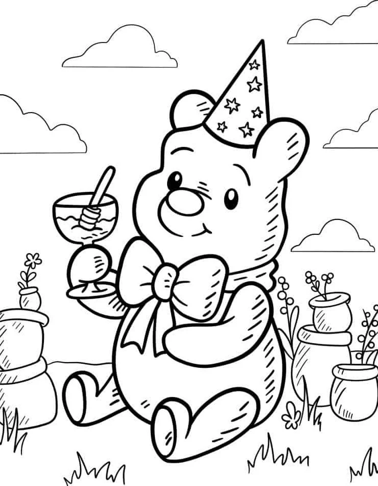 Dibujos para colorear e imprimir Winnie The Pooh