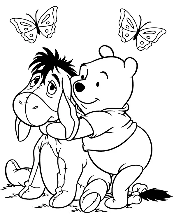 Dibujos para colorear e imprimir Winnie The Pooh