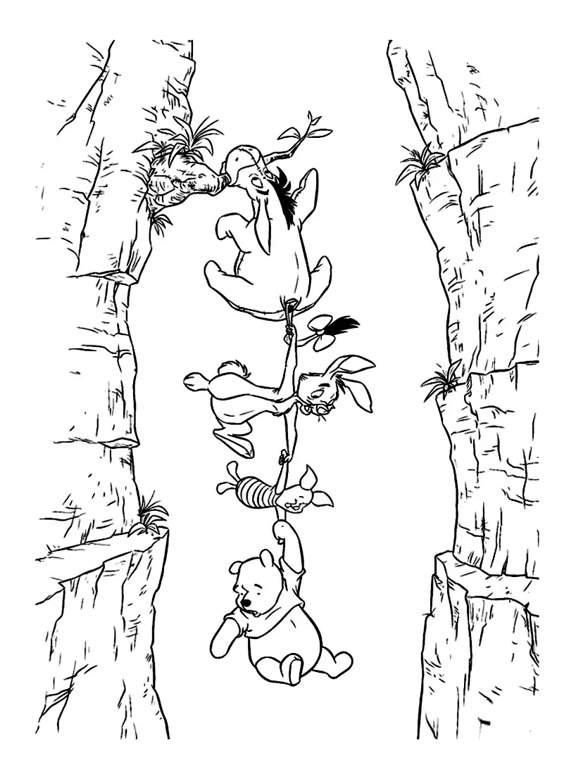 Dibujos para colorear e imprimir Winnie The Pooh