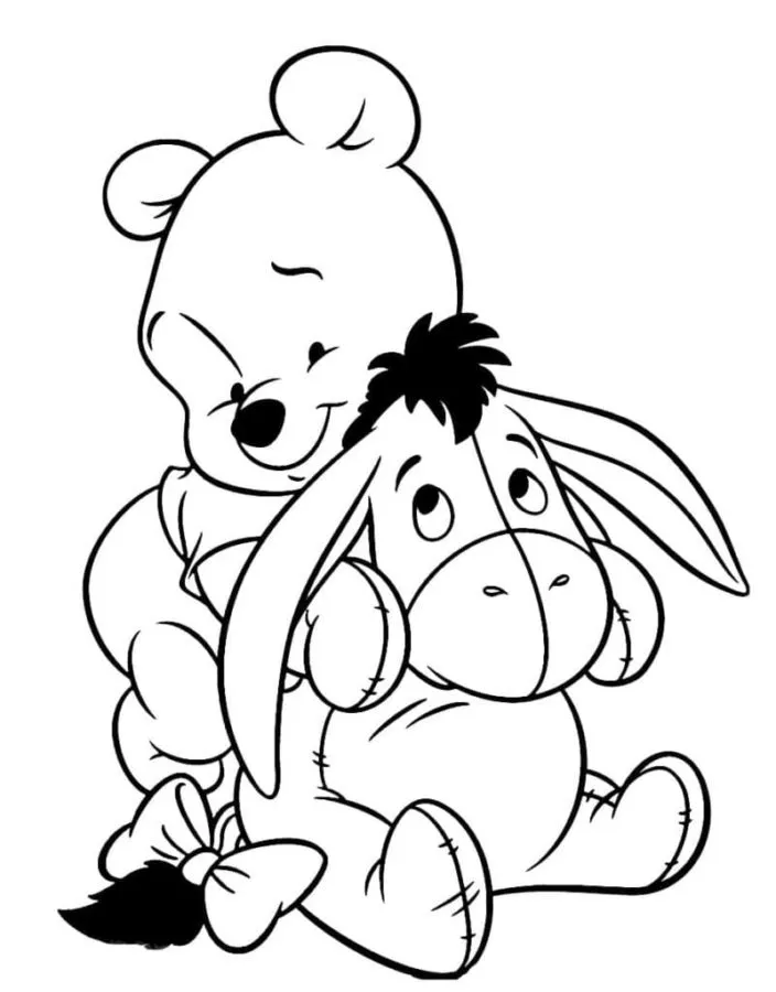 Dibujos para colorear e imprimir Winnie The Pooh