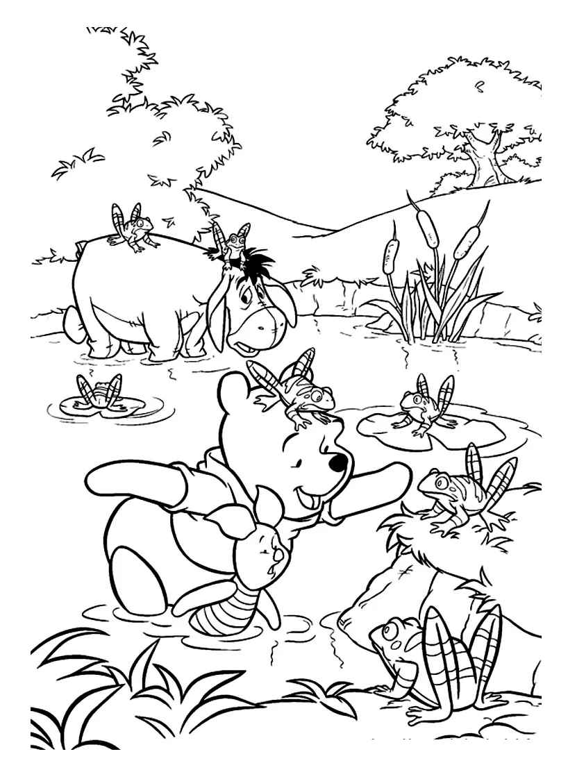 Dibujos para colorear e imprimir Winnie The Pooh