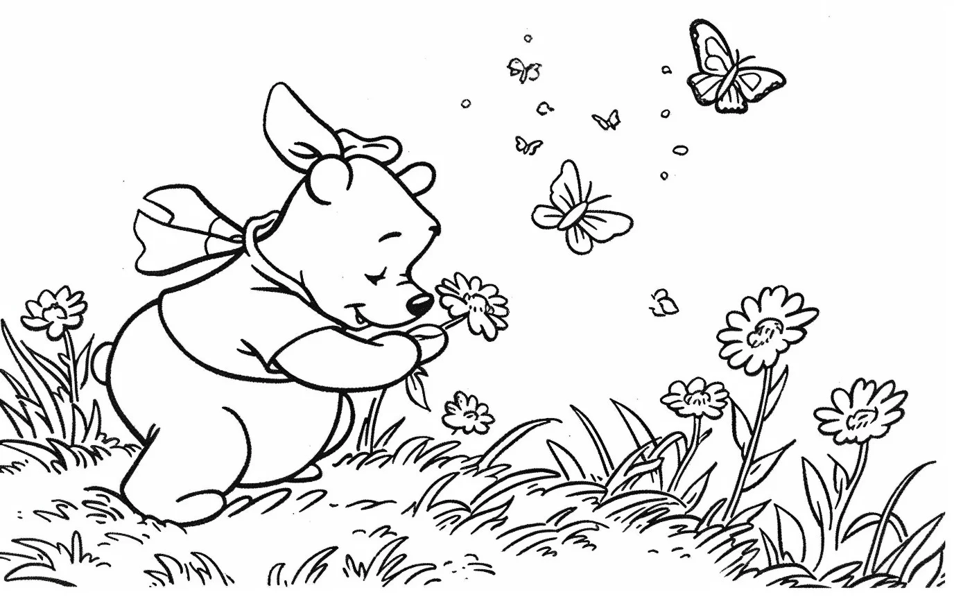 Dibujos para colorear e imprimir Winnie The Pooh