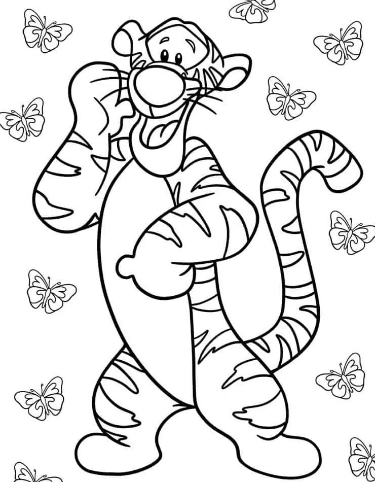 Dibujos para colorear e imprimir Winnie The Pooh