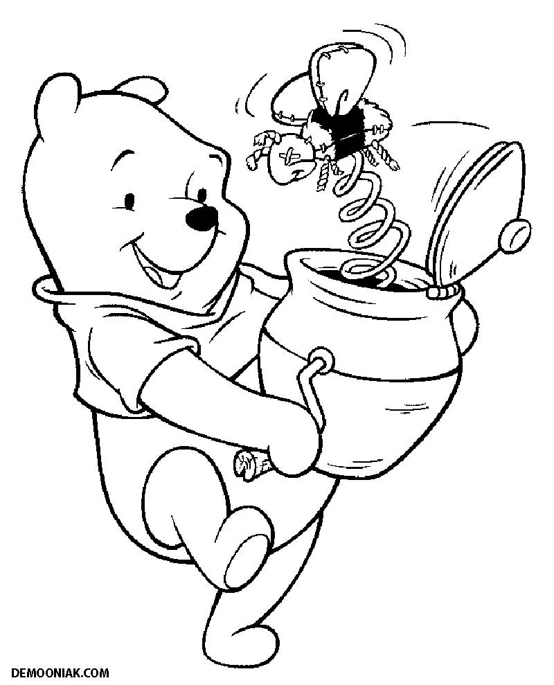 Dibujos para colorear e imprimir Winnie The Pooh