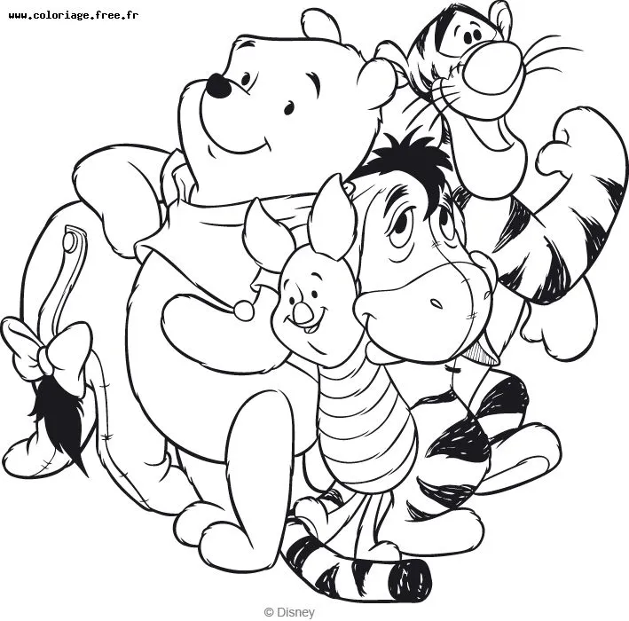 Dibujos para colorear e imprimir Winnie The Pooh