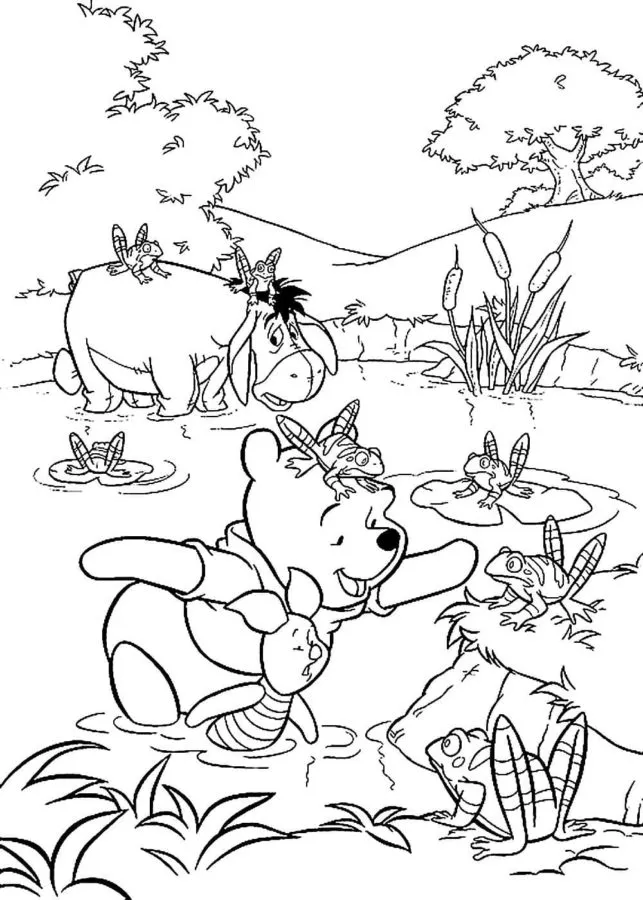 Dibujos para colorear e imprimir Winnie The Pooh