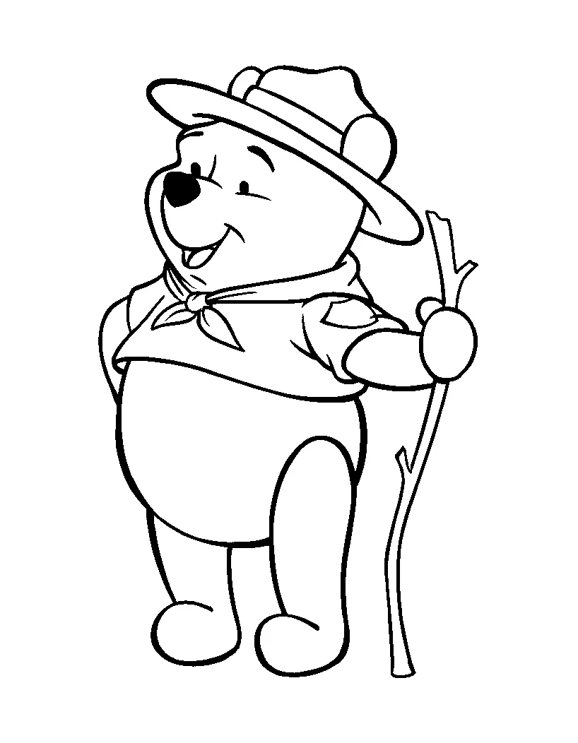 Dibujos para colorear e imprimir Winnie The Pooh