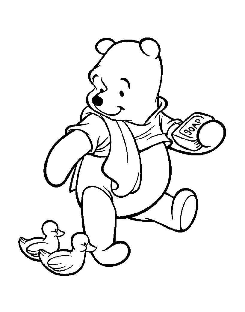 Dibujos para colorear e imprimir Winnie The Pooh