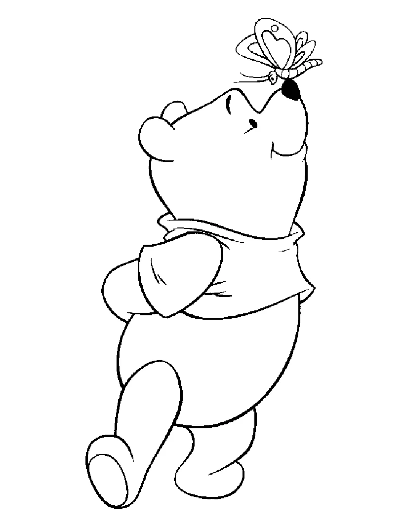 Dibujos para colorear e imprimir Winnie The Pooh