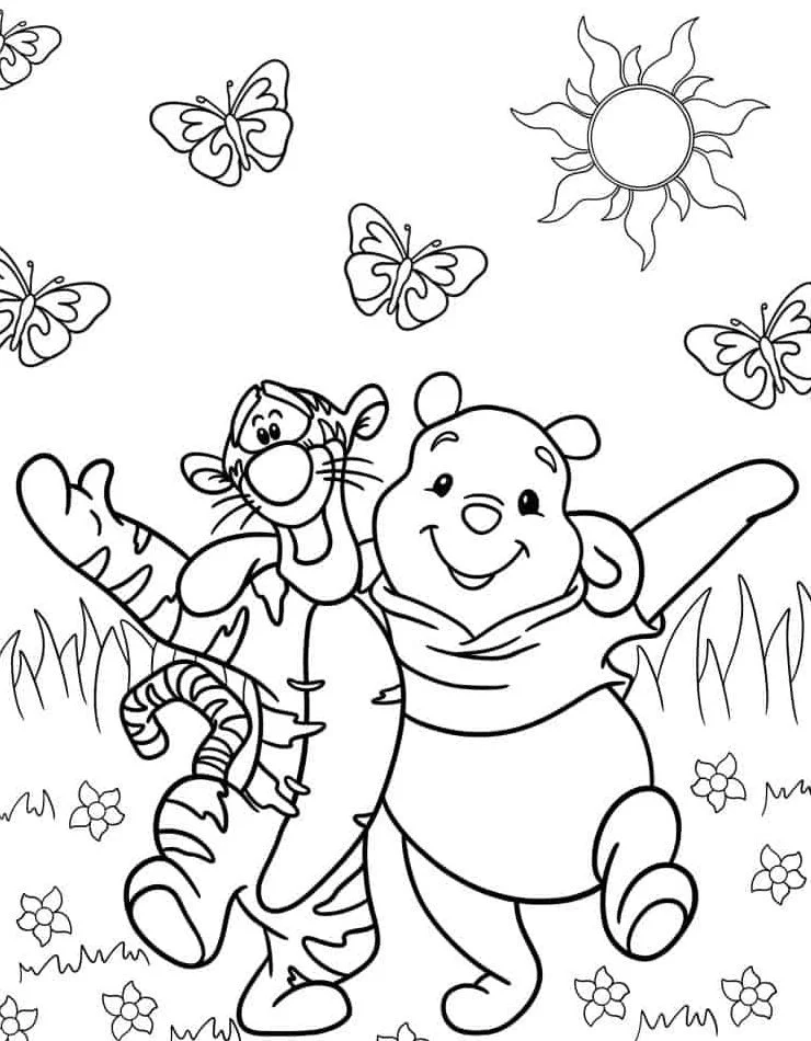 Dibujos para colorear e imprimir Winnie The Pooh