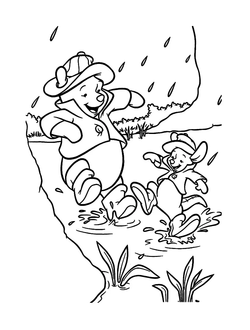 Dibujos para colorear e imprimir Winnie The Pooh