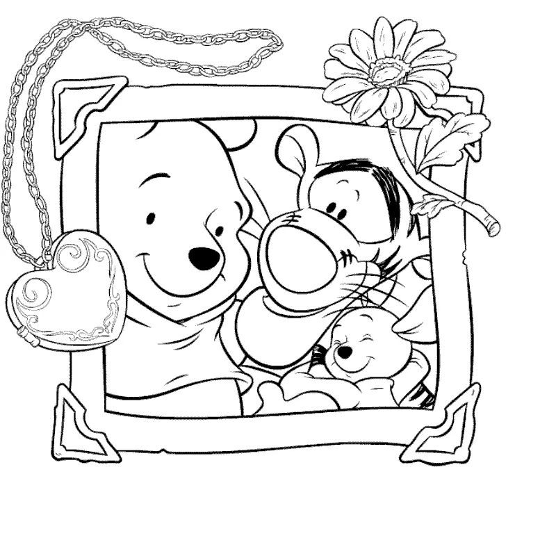 Dibujos para colorear e imprimir Winnie The Pooh