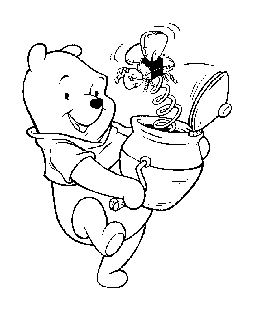 Dibujos para colorear e imprimir Winnie The Pooh