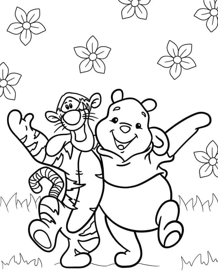 Dibujos para colorear e imprimir Winnie The Pooh