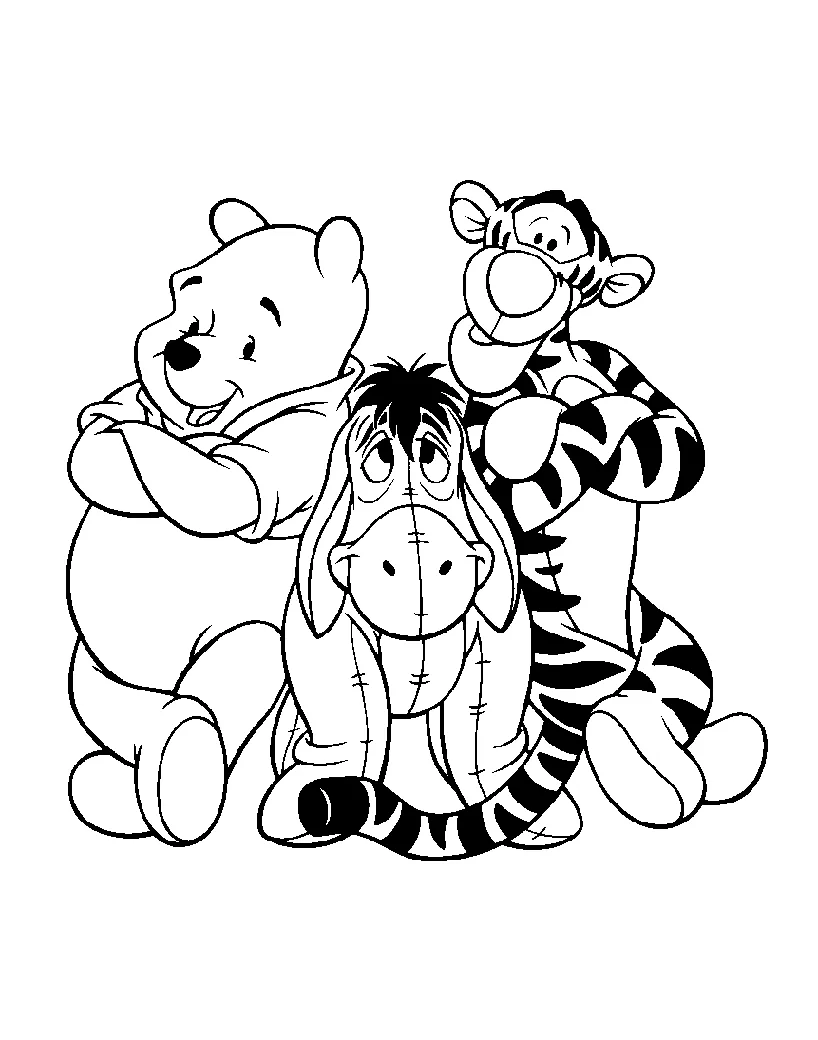 Dibujos para colorear e imprimir Winnie The Pooh