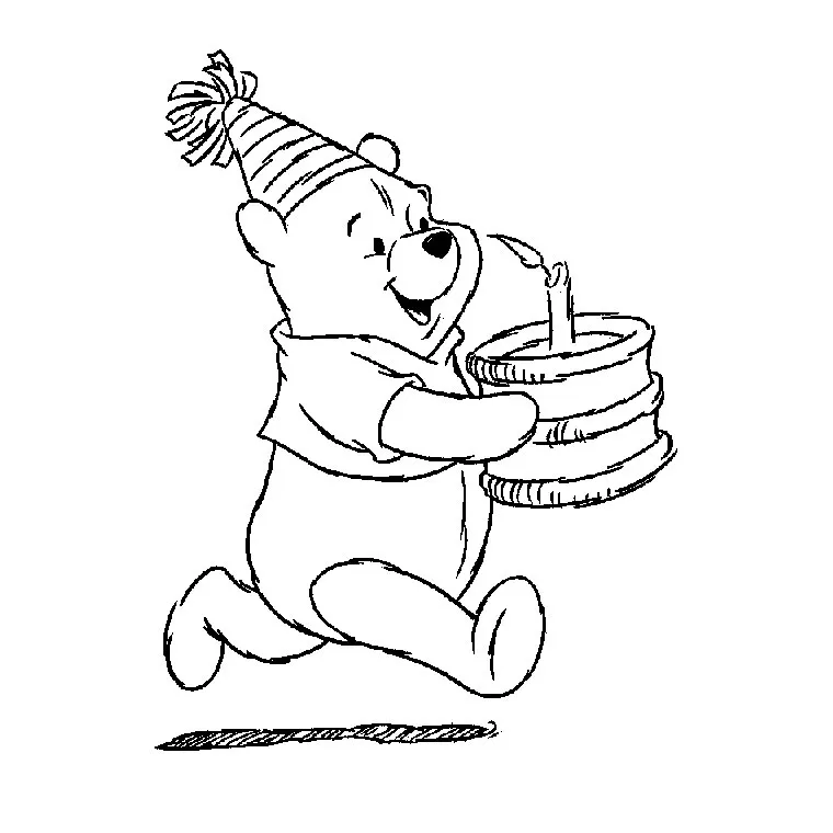 Dibujos para colorear e imprimir Winnie The Pooh