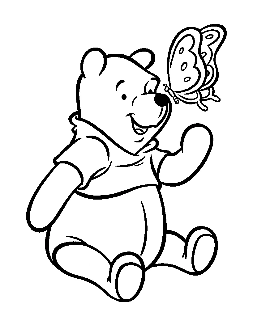 Dibujos para colorear e imprimir Winnie The Pooh