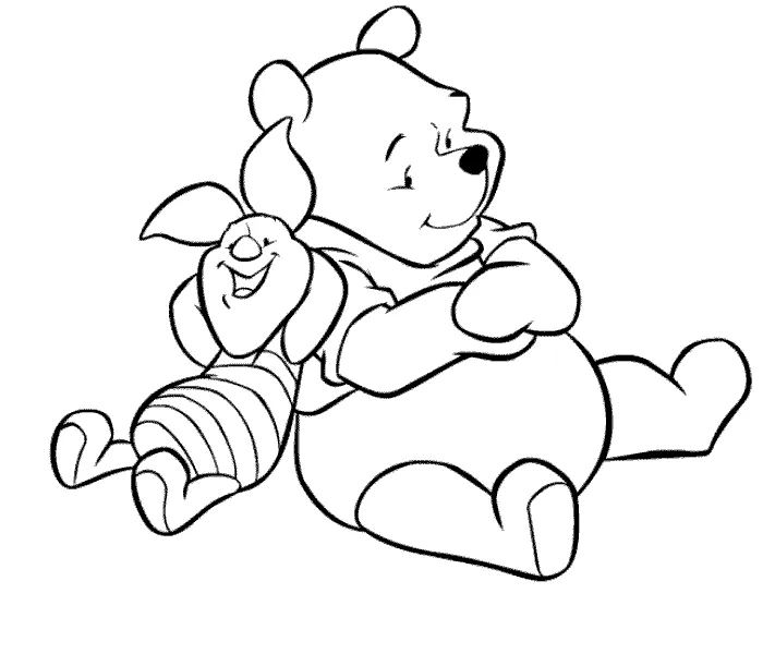 Dibujos para colorear e imprimir Winnie The Pooh