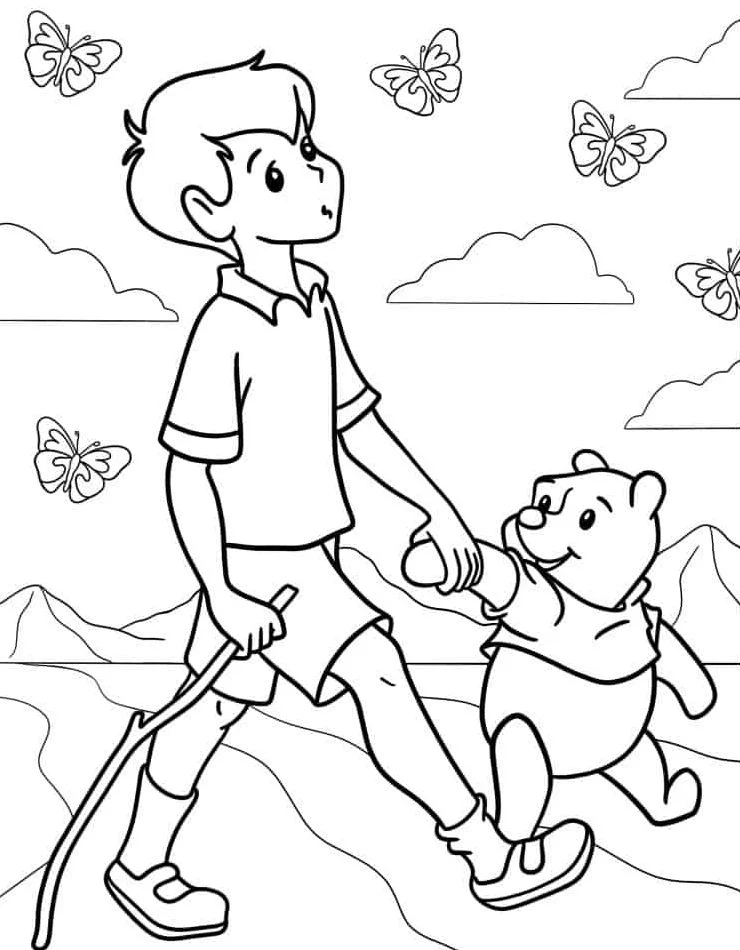 Dibujos para colorear e imprimir Winnie The Pooh