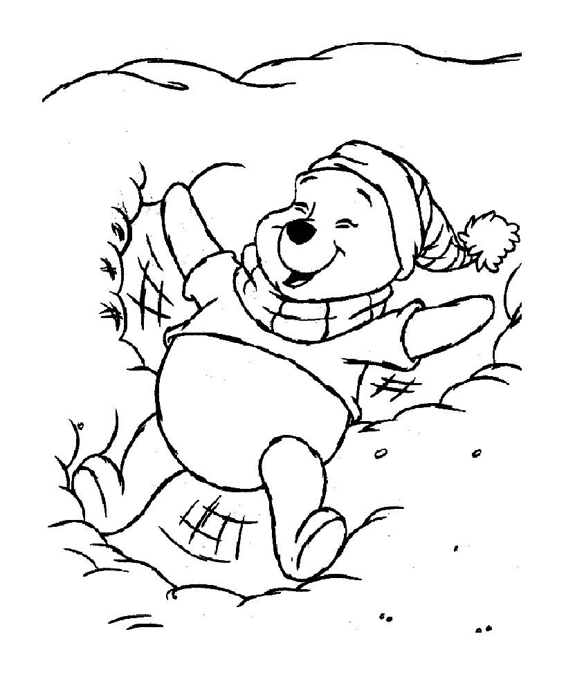 Dibujos para colorear e imprimir Winnie The Pooh