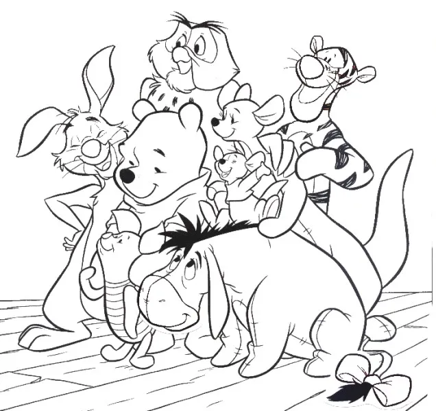 Dibujos para colorear e imprimir Winnie The Pooh