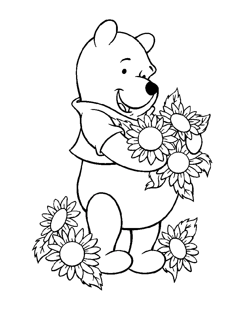 Dibujos para colorear e imprimir Winnie The Pooh