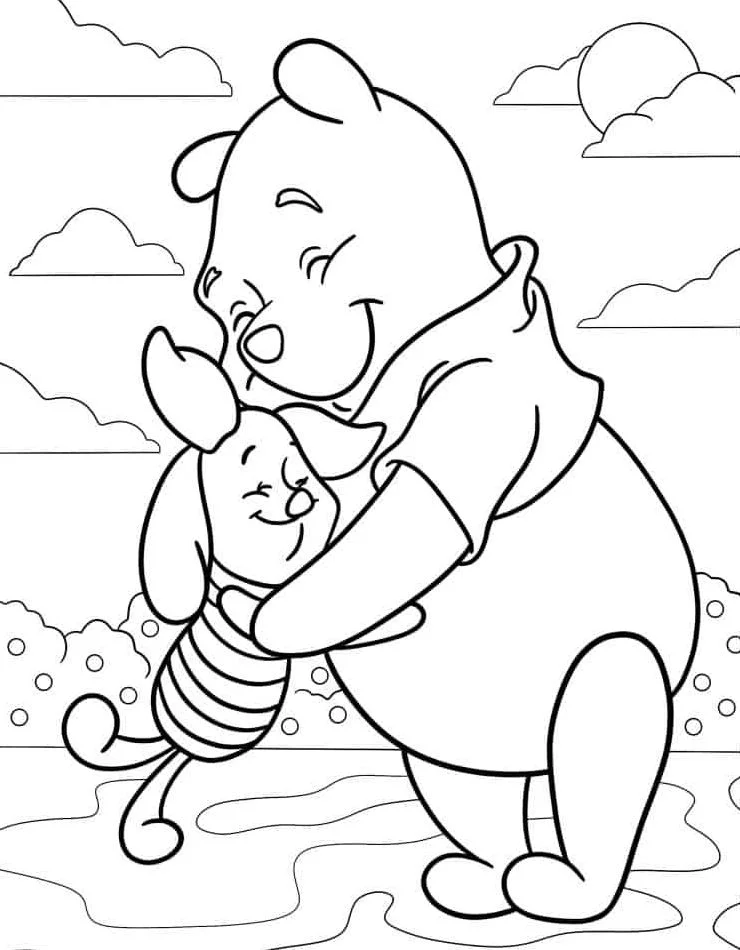 Dibujos para colorear e imprimir Winnie The Pooh