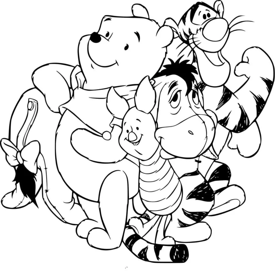 Dibujos para colorear e imprimir Winnie The Pooh