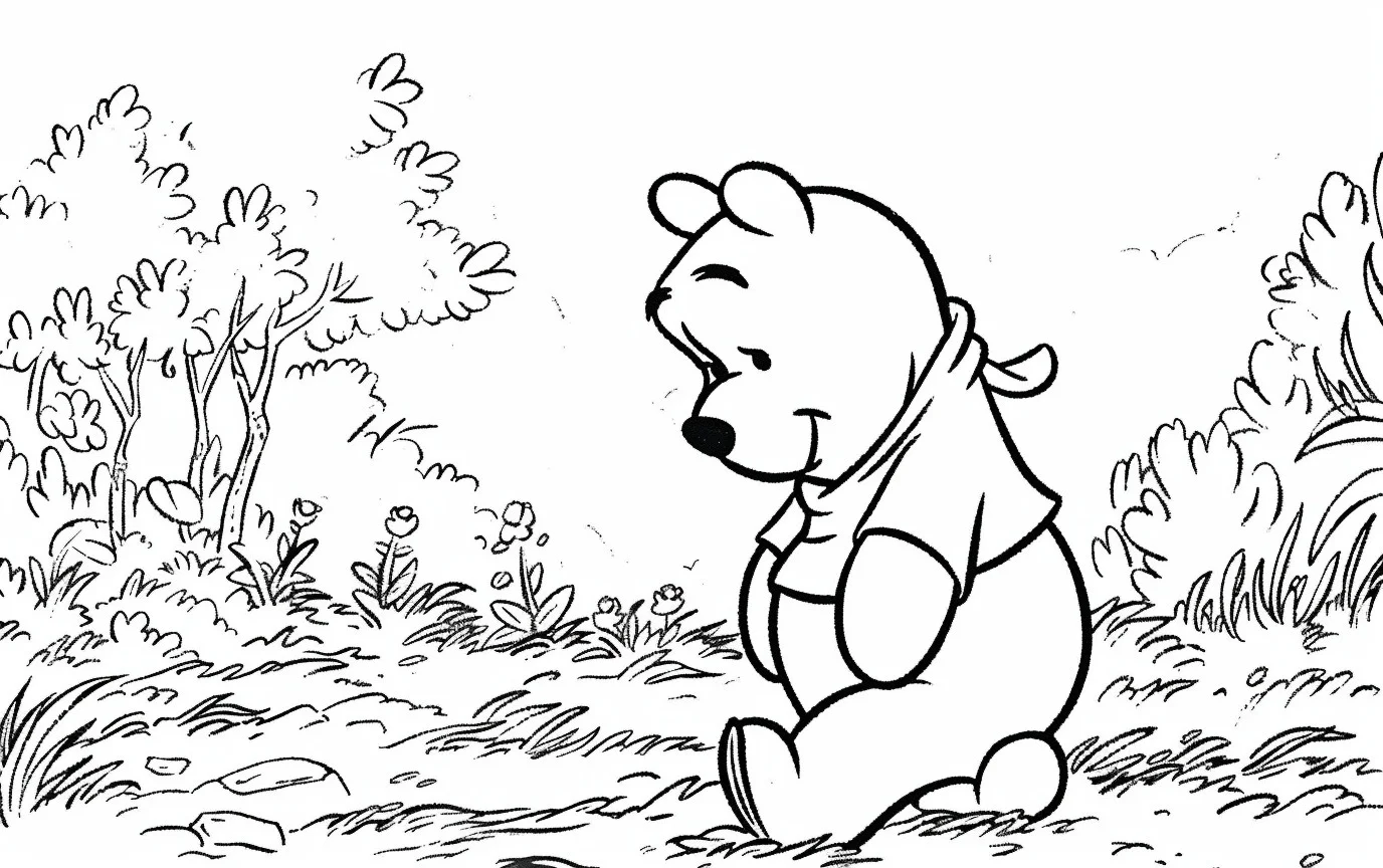 Dibujos para colorear e imprimir Winnie The Pooh