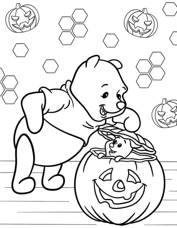 Dibujos para colorear e imprimir Winnie The Pooh