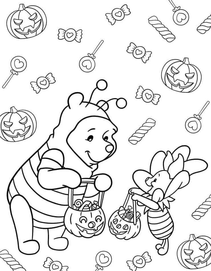 Dibujos para colorear e imprimir Winnie The Pooh