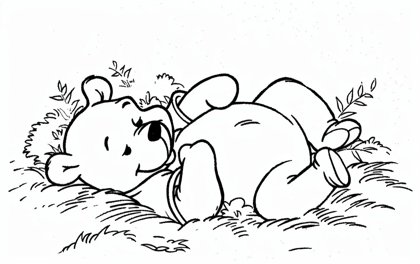 Dibujos para colorear e imprimir Winnie The Pooh