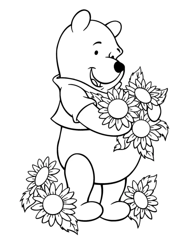 Dibujos para colorear e imprimir Winnie The Pooh