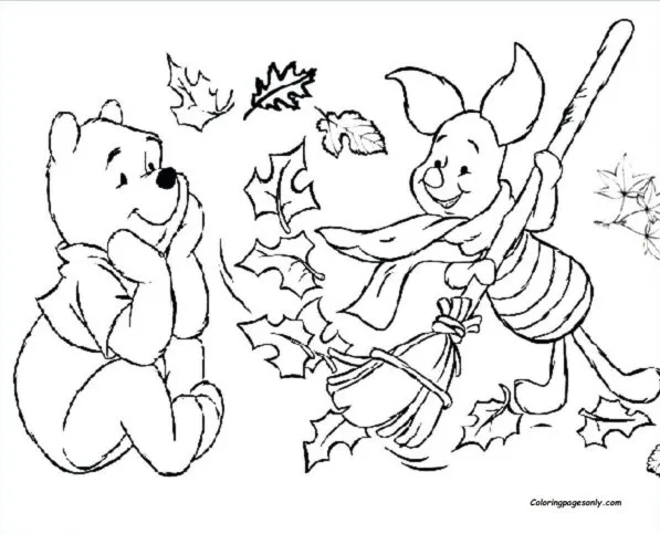 Dibujos para colorear e imprimir Winnie The Pooh