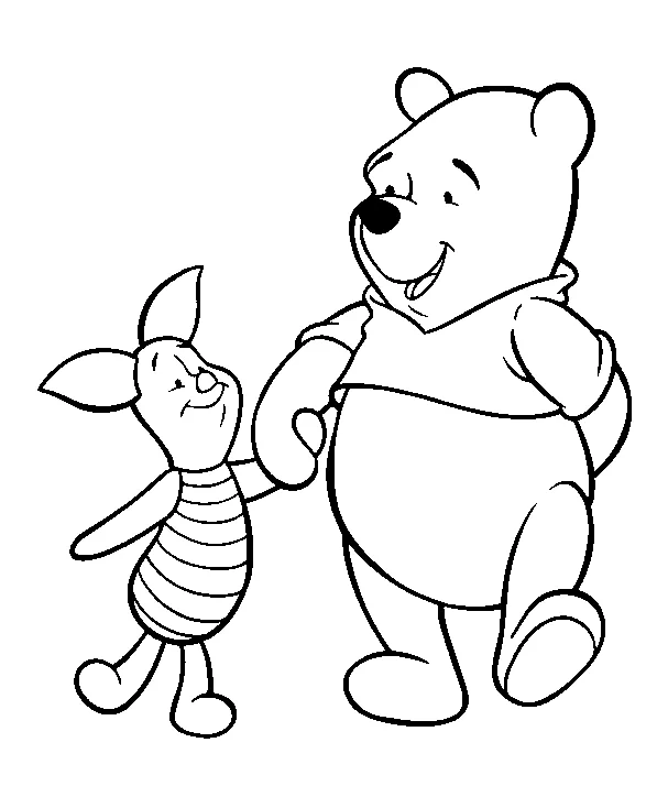 Dibujos para colorear e imprimir Winnie The Pooh