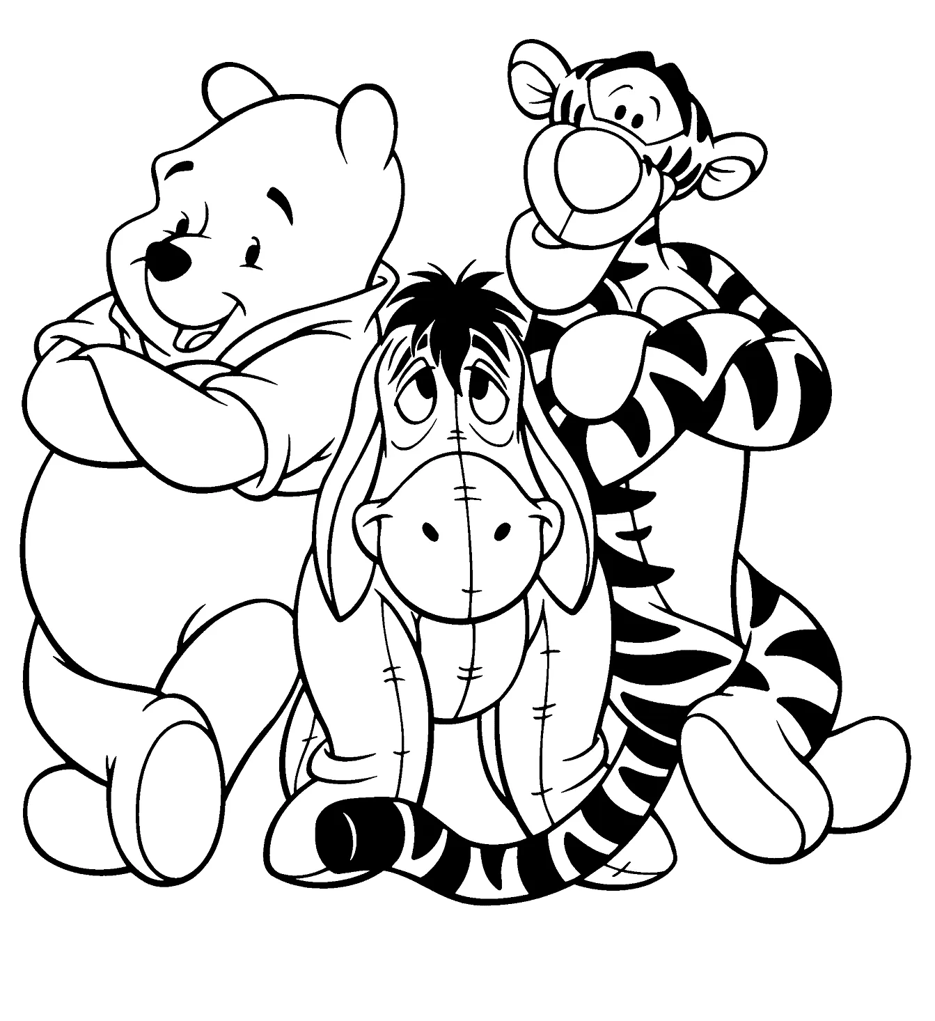 Dibujos para colorear e imprimir Winnie The Pooh