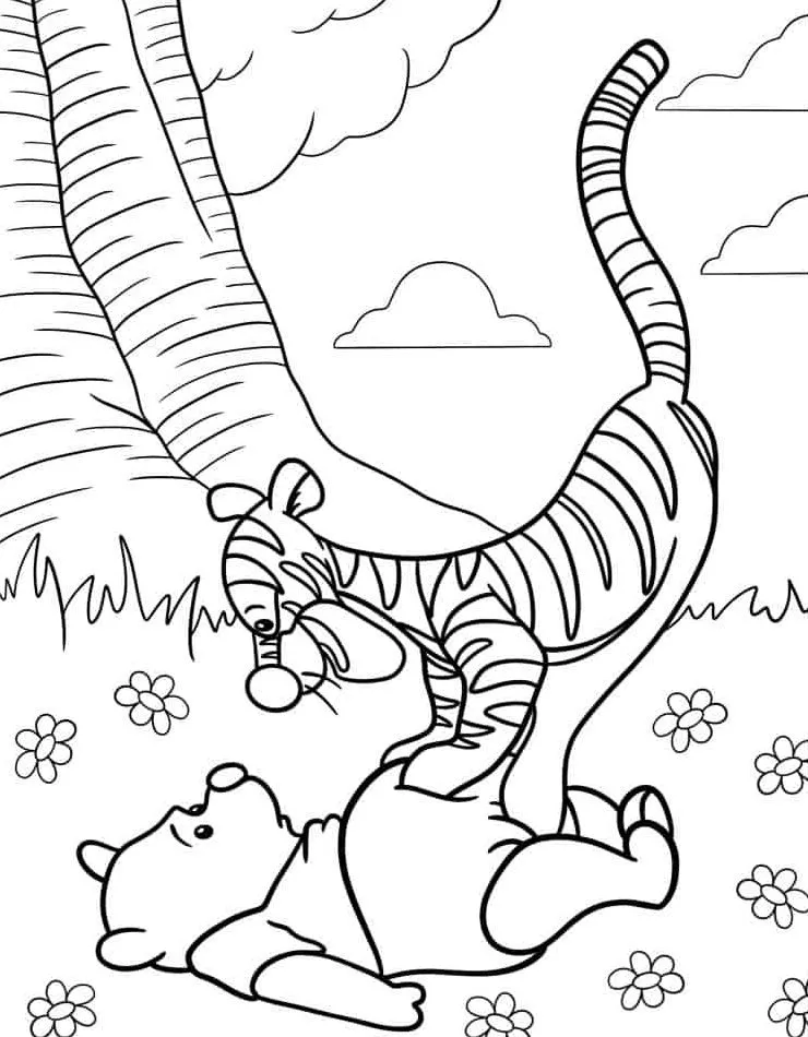 Dibujos para colorear e imprimir Winnie The Pooh