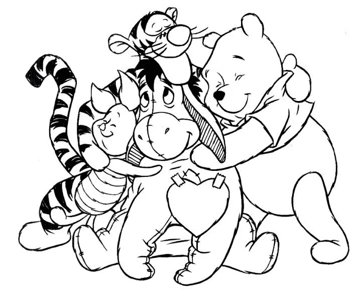 Dibujos para colorear e imprimir Winnie The Pooh