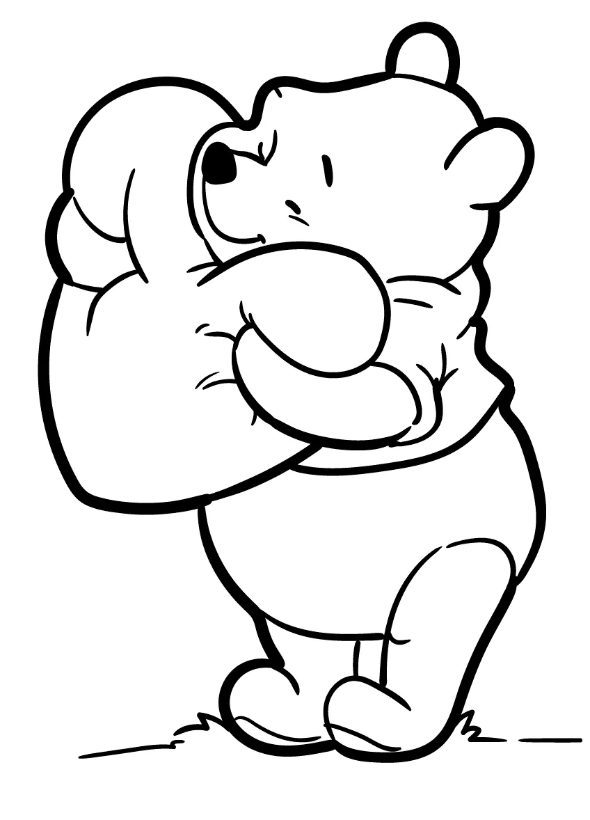 Dibujos para colorear e imprimir Winnie The Pooh