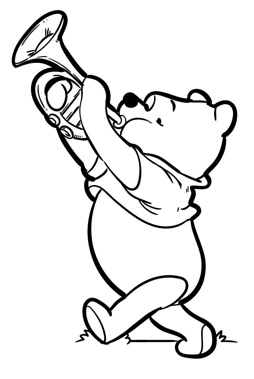 Dibujos para colorear e imprimir Winnie The Pooh