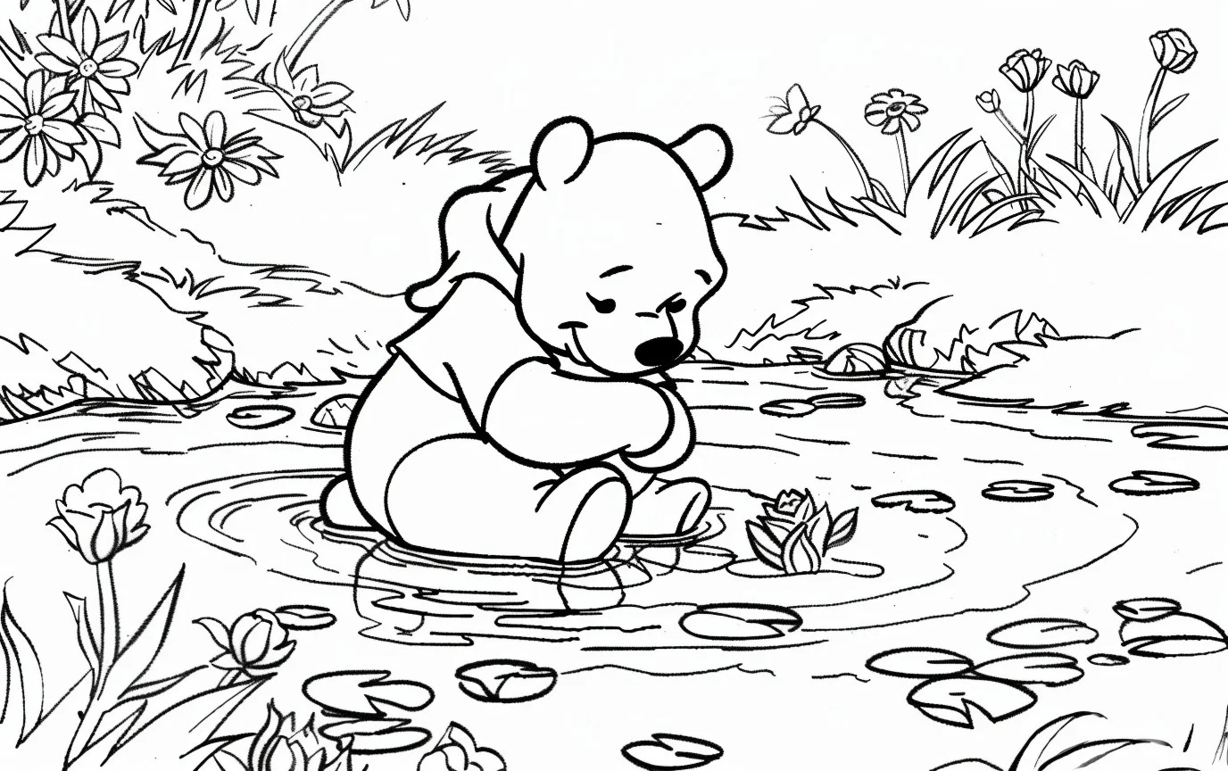 Dibujos para colorear e imprimir Winnie The Pooh