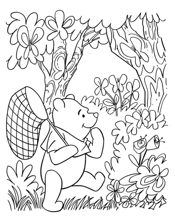 Dibujos para colorear e imprimir Winnie The Pooh