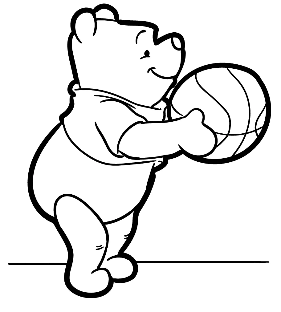 Dibujos para colorear e imprimir Winnie The Pooh