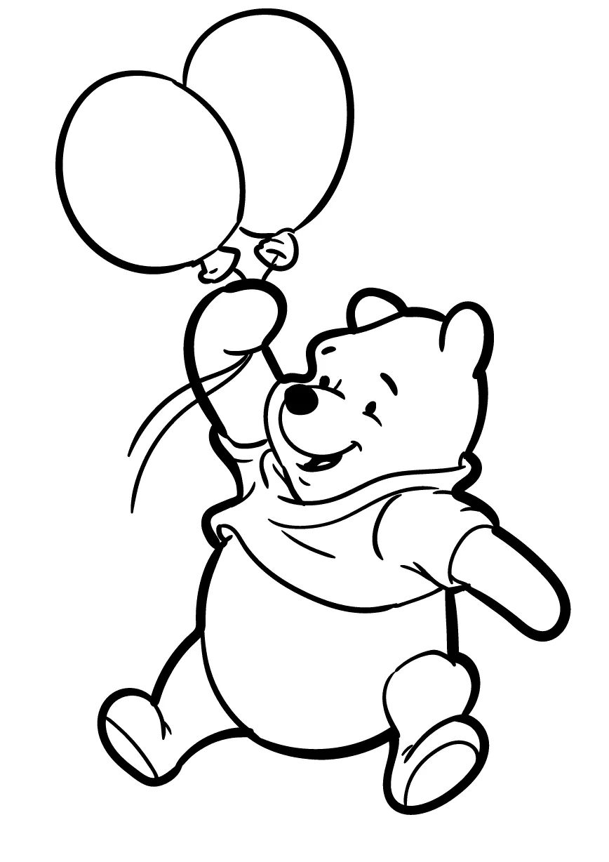 Dibujos para colorear e imprimir Winnie The Pooh