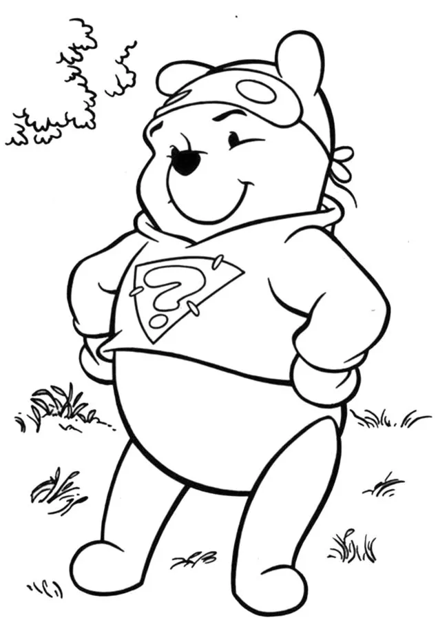 Dibujos para colorear e imprimir Winnie The Pooh