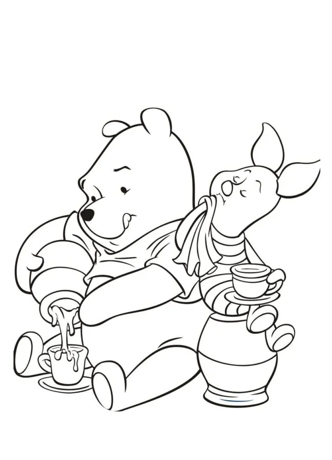 Dibujos para colorear e imprimir Winnie The Pooh