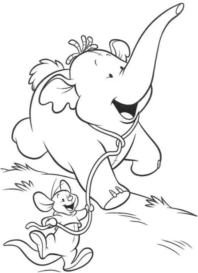 Dibujos para colorear e imprimir Winnie The Pooh